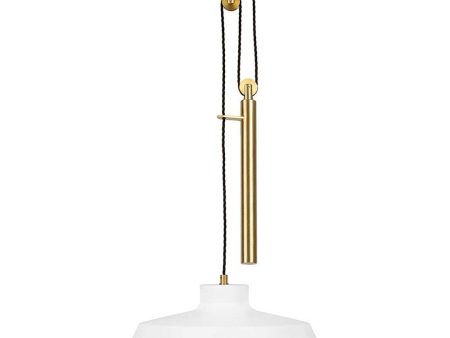 Candor Pendant Light Matt White Burnished Brass Online