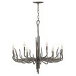 Spyre 6Lt Chandelier in Champagne Gold or Metallic Matte Bronze For Sale