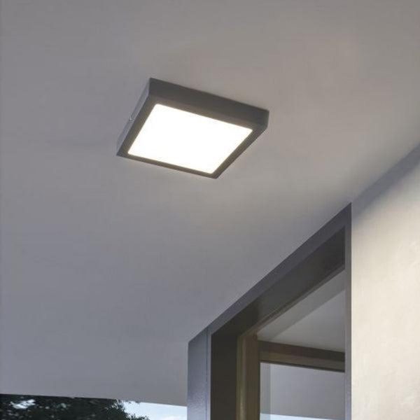 Argolis LED Oyster Light Square 22w in Black or White Fashion