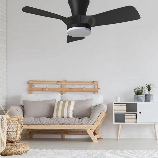 32  Kiwi DC Ceiling Fan White, Black with Light 5507062, 5507063 Vencha Lighting on Sale