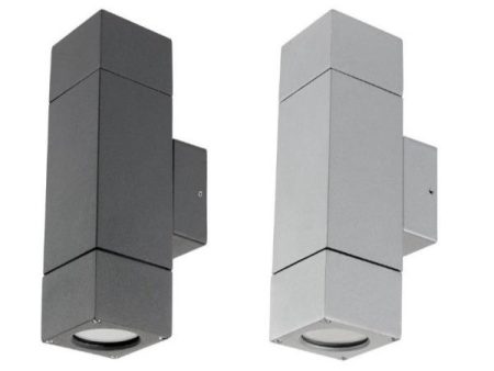 Prairie Up Down Exterior Wall Light in Charcoal or Silver Supply