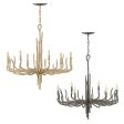 Spyre 6Lt Chandelier in Champagne Gold or Metallic Matte Bronze For Sale