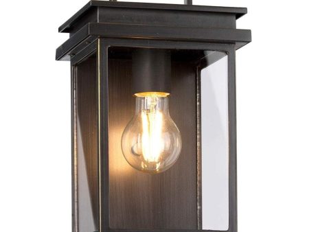 Glenview Outdoor Wall Light Small Antique Bronze on Sale