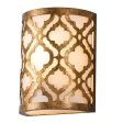 Arabella Indoor Wall Light Distressed Gold Discount