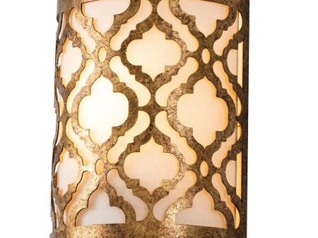 Arabella Indoor Wall Light Distressed Gold Discount