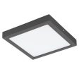 Argolis LED Oyster Light Square 22w in Black or White Fashion