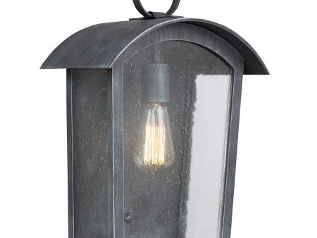 Hodges Outdoor Wall Light Large Ash Black on Sale