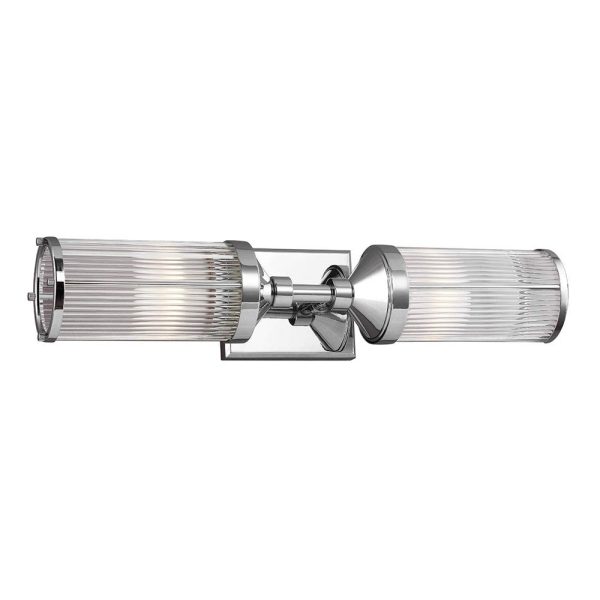 Paulson Indoor LED Bar Wall Light 2Lt 6w Chrome Online Hot Sale