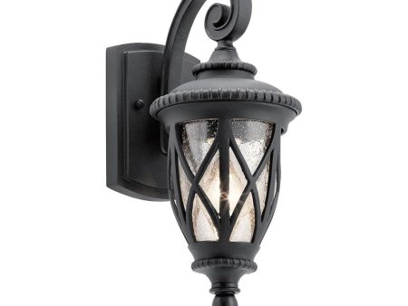 Admirals Cove Outdoor Wall Light Small in Textured Black Supply