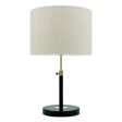 Iris Table Lamp in Matt Black w  Brushed Brass Online