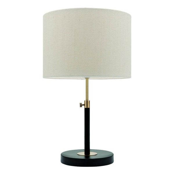 Iris Table Lamp in Matt Black w  Brushed Brass Online